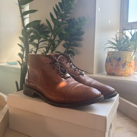 Russell and Bromley Berlkey brown leather calf lace up boot. EU38 / US 7.5 - Picture 3 of 8